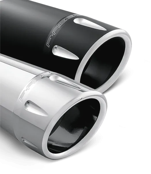Freedom Performance HD00627 4.5in. Combat Slip-Ons - Chrome/Chrome Tips