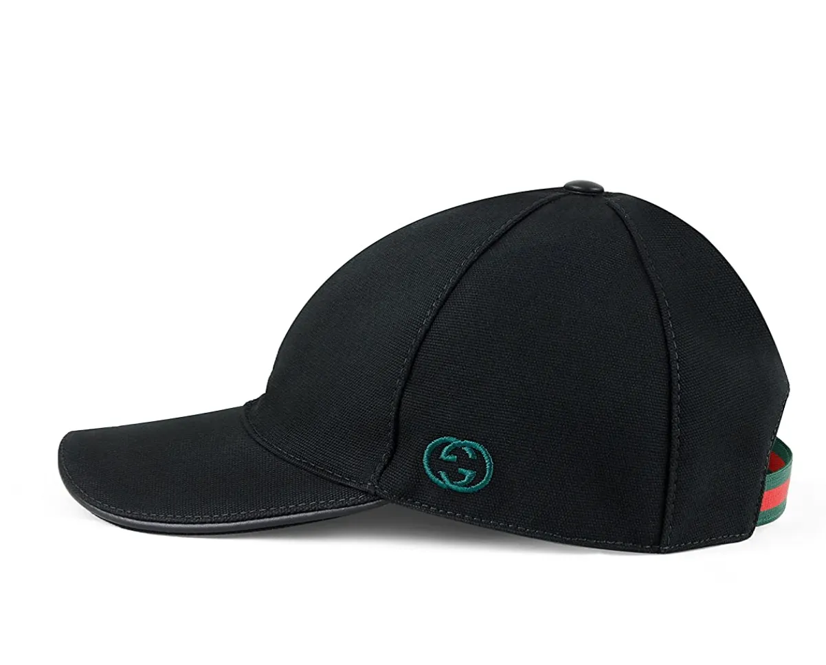 Gucci GG Baseball Hat in Black