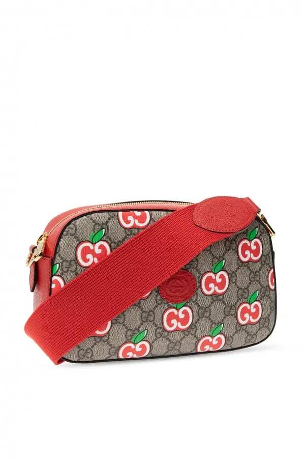 Gucci GG Supreme Canvas Apple Shoulder Bag