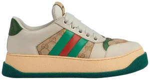 Gucci Screener 'GG Motif - Beige Green' Sneakers for Men