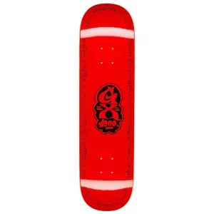 GX1000 - Sketch Red 8.25 Skateboard Deck
