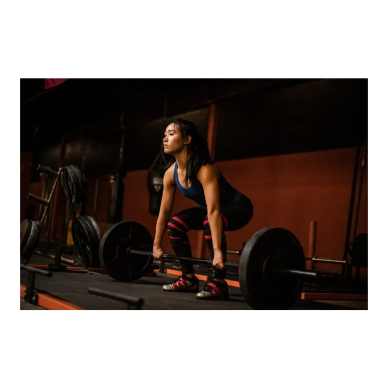 HARBINGER RED LINE KNEE WRAPS 78 INCH BLACK