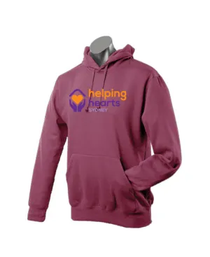 HELPING HEARTS - Hoodie (Maroon)