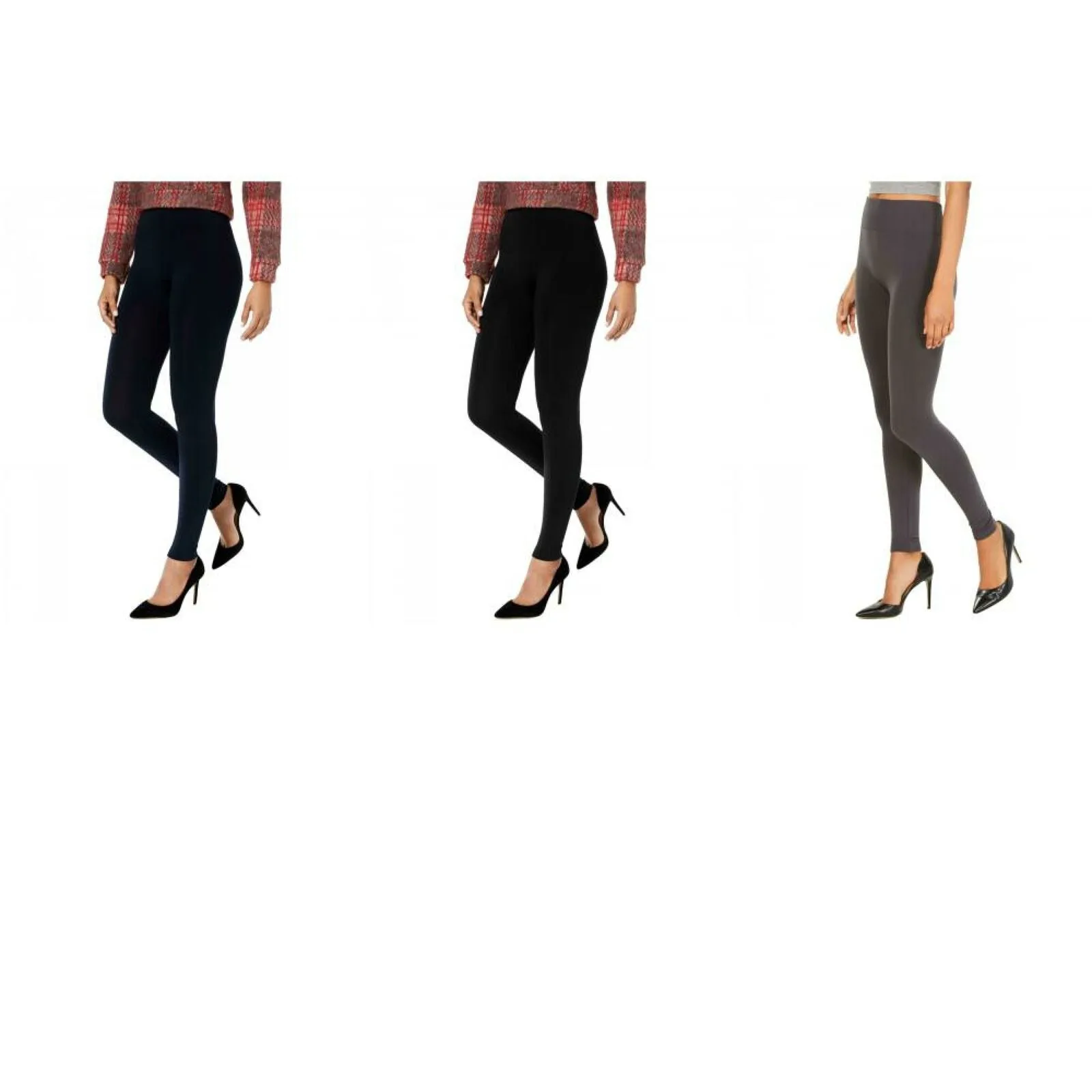 HUE Women's Brushed Fleece Lined Seamless Leggings. U19891