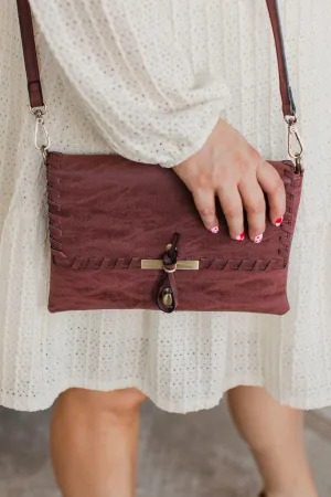 Incredible Taste Crossbody Purse- Burgundy