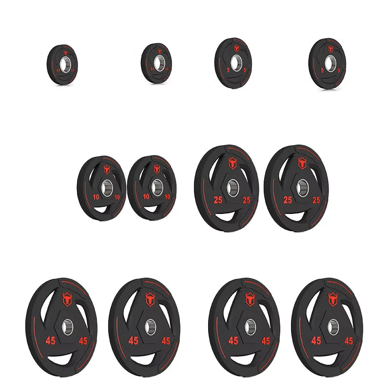 Iron Bull | Rubber Coated Weight Plates - Pounds