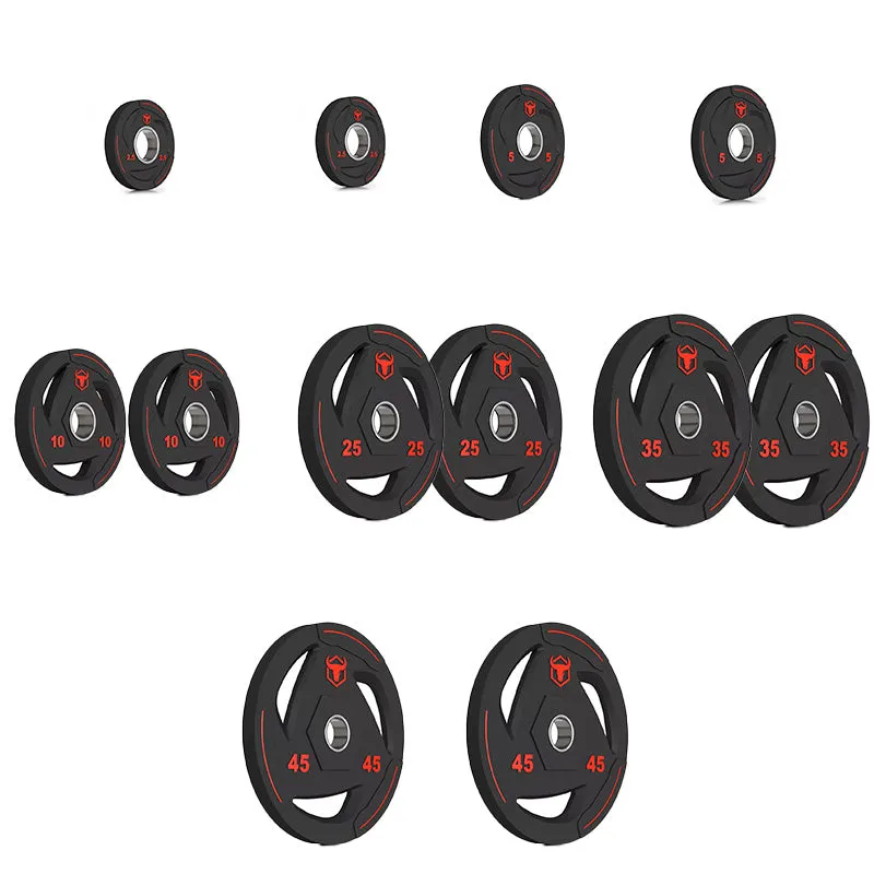 Iron Bull | Rubber Coated Weight Plates - Pounds