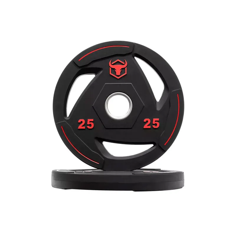 Iron Bull | Rubber Coated Weight Plates - Pounds