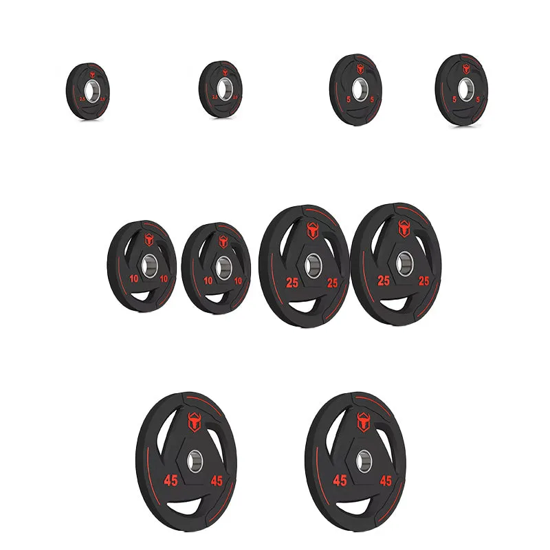 Iron Bull | Rubber Coated Weight Plates - Pounds
