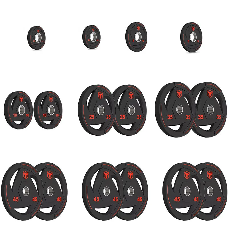 Iron Bull | Rubber Coated Weight Plates - Pounds