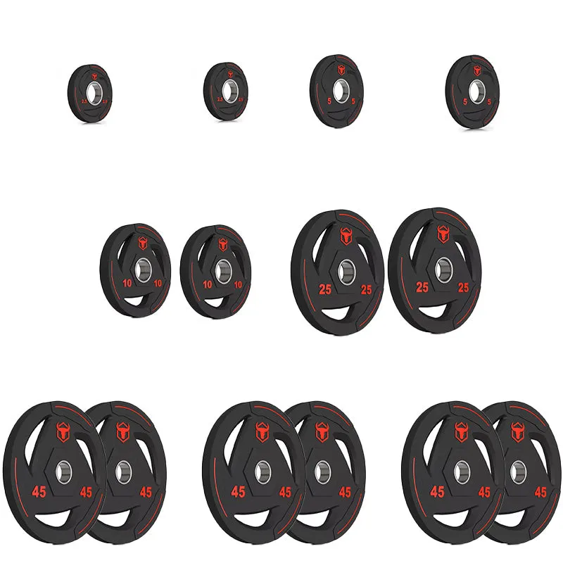 Iron Bull | Rubber Coated Weight Plates - Pounds