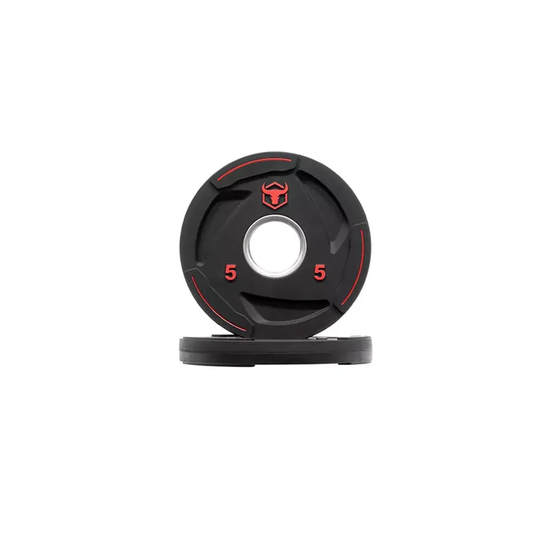 Iron Bull | Rubber Coated Weight Plates - Pounds