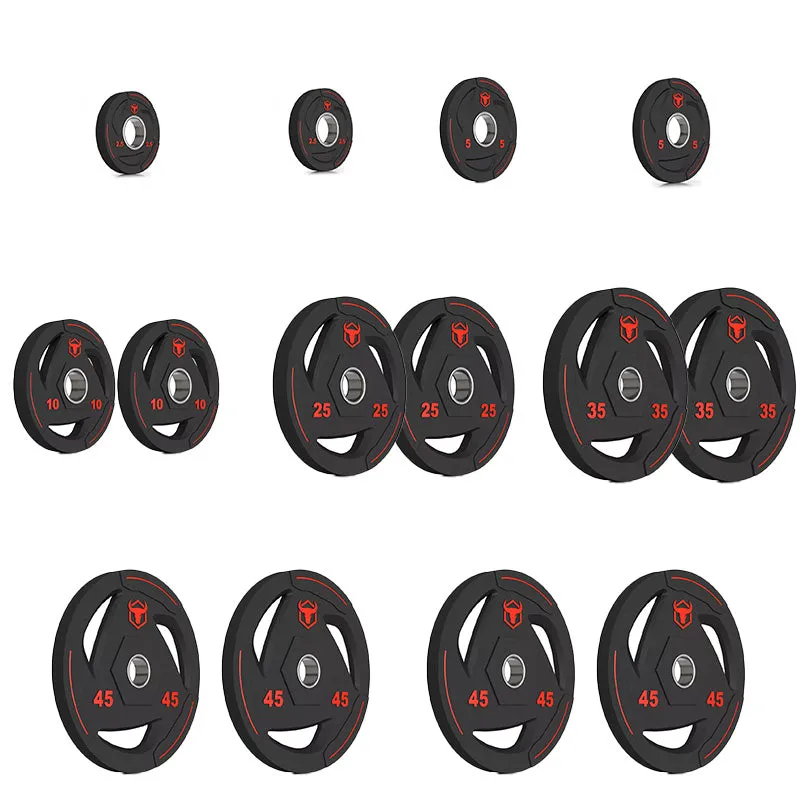 Iron Bull | Rubber Coated Weight Plates - Pounds
