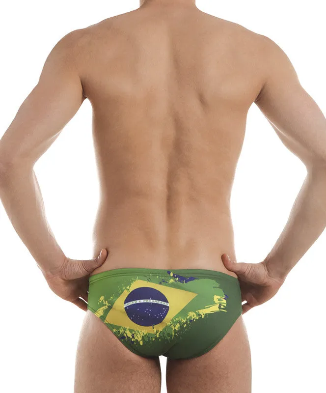 Jaked Boys' Brief BRAZIL FLAG JWNUO05011