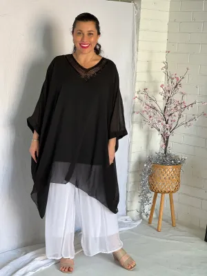 Jenna Black Chiffon Kaftan