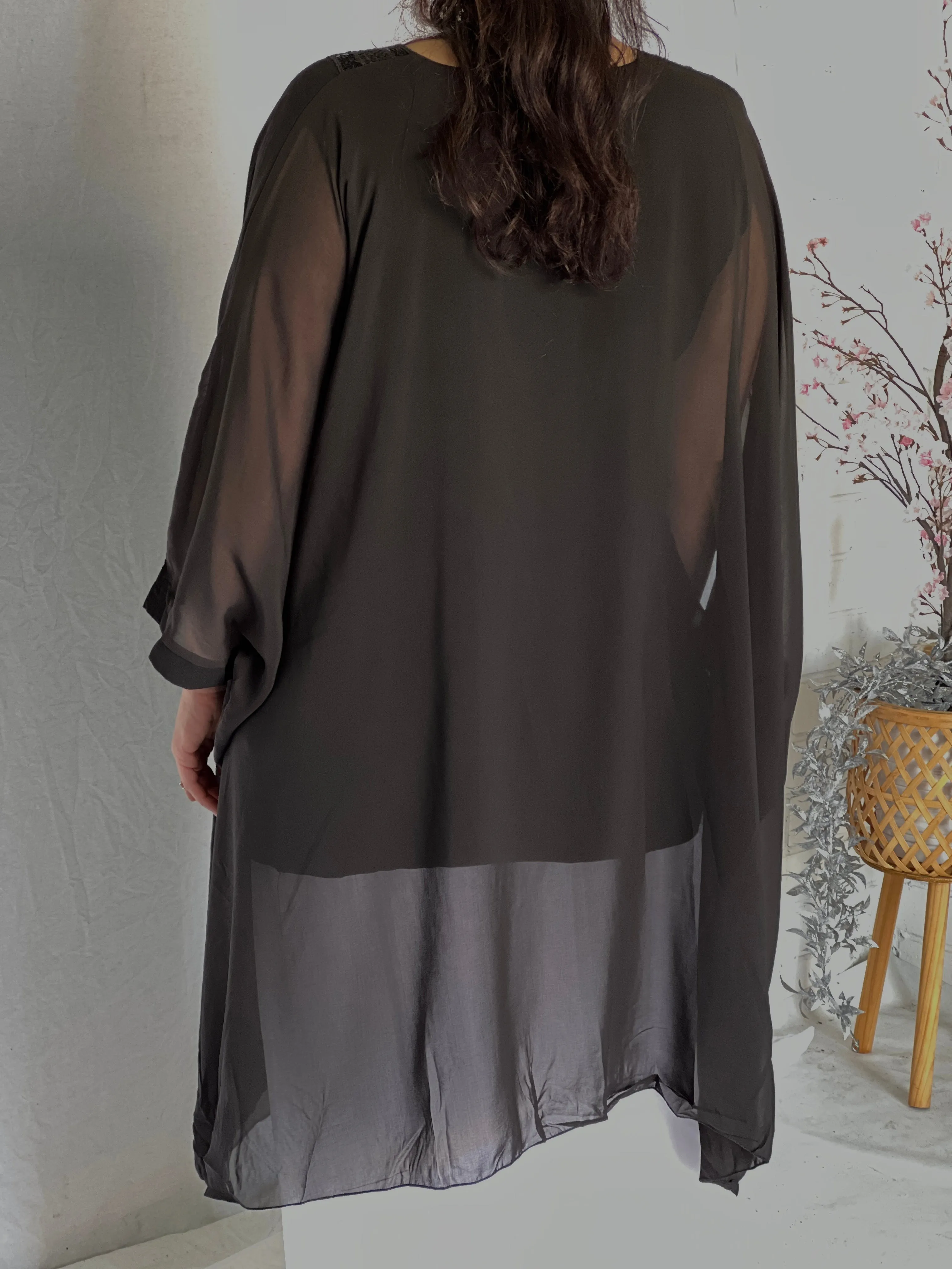 Jenna Black Chiffon Kaftan