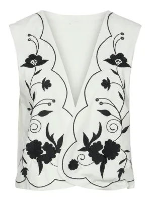 Kanhatten gilet cloud black