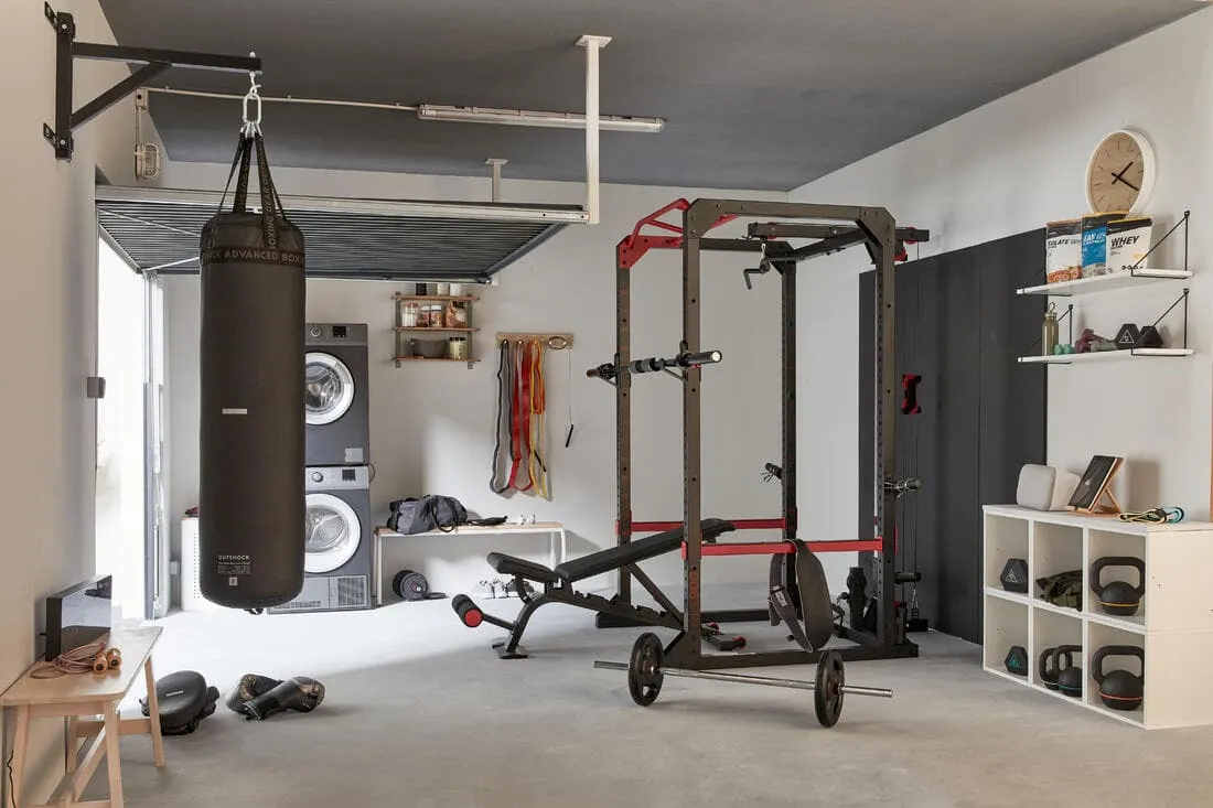 Kettlebell en fonte et base caoutchouc - 6 kg