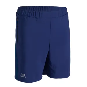 Kids' Baggy Running or Athletics Shorts AT 100 - Ink Blue