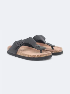 Kids Girl's Plain Sandals,Black
