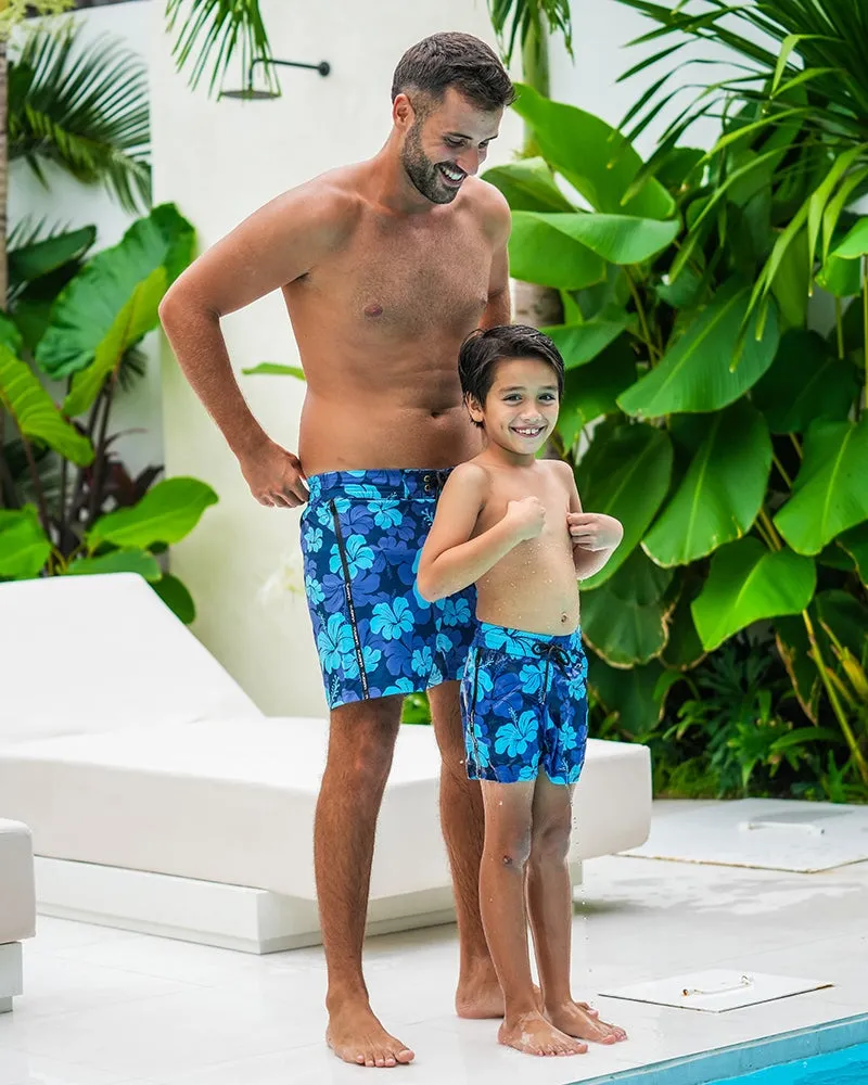 Kids Shorts - Hawaiian Blue