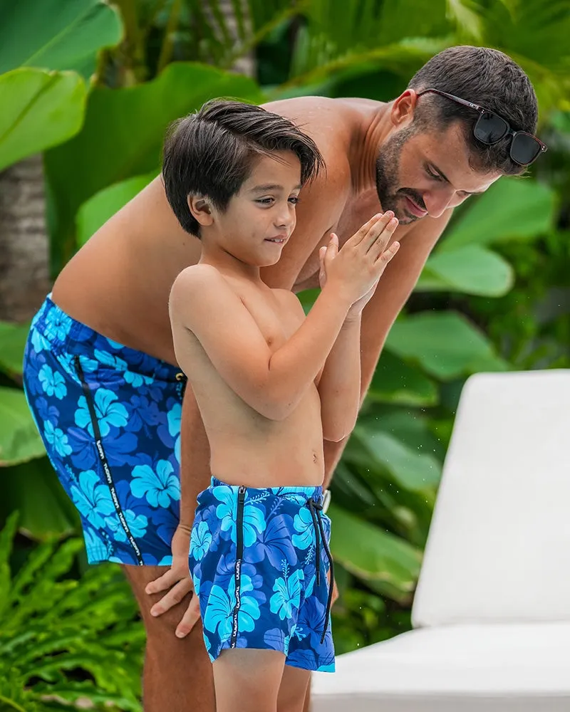Kids Shorts - Hawaiian Blue