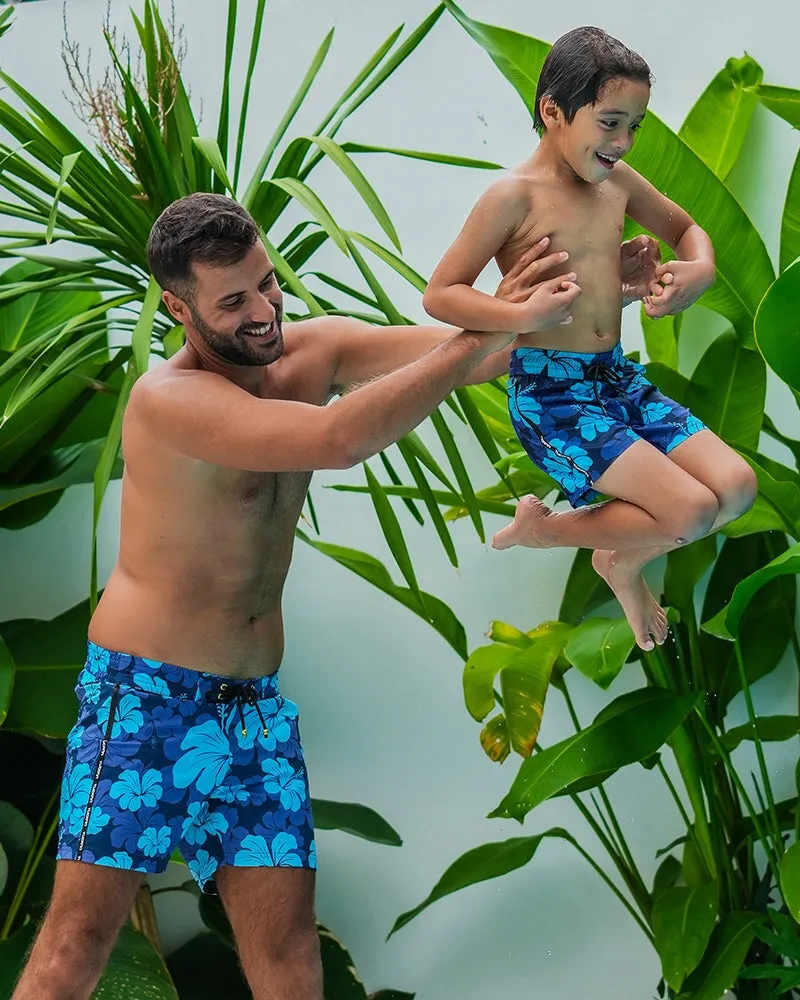 Kids Shorts - Hawaiian Blue