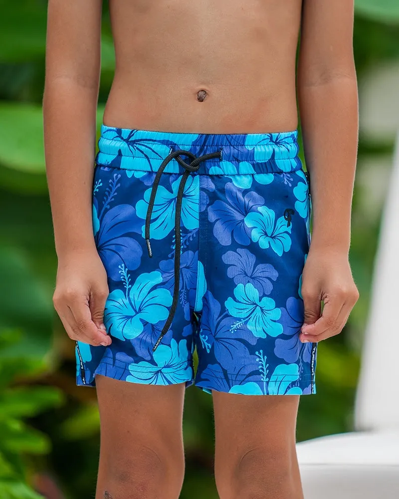 Kids Shorts - Hawaiian Blue