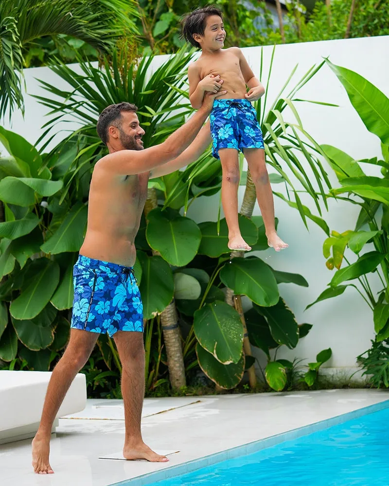 Kids Shorts - Hawaiian Blue
