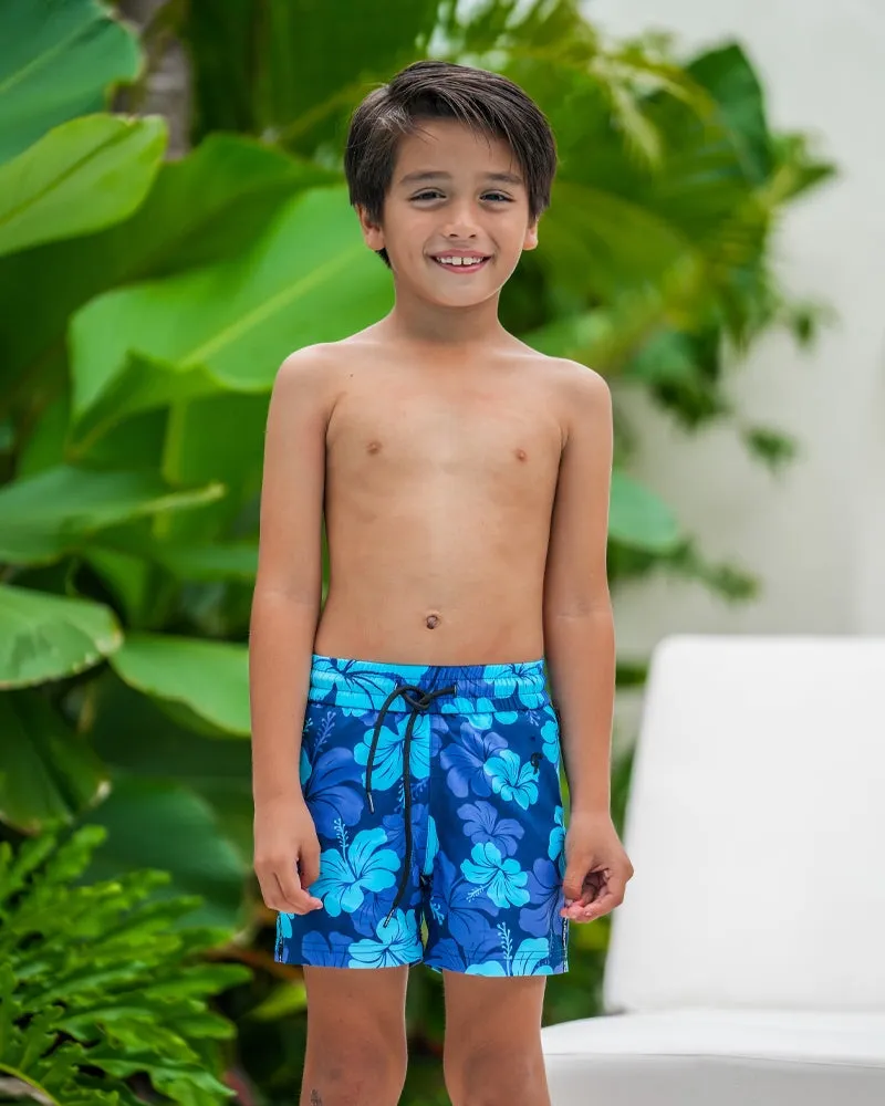 Kids Shorts - Hawaiian Blue