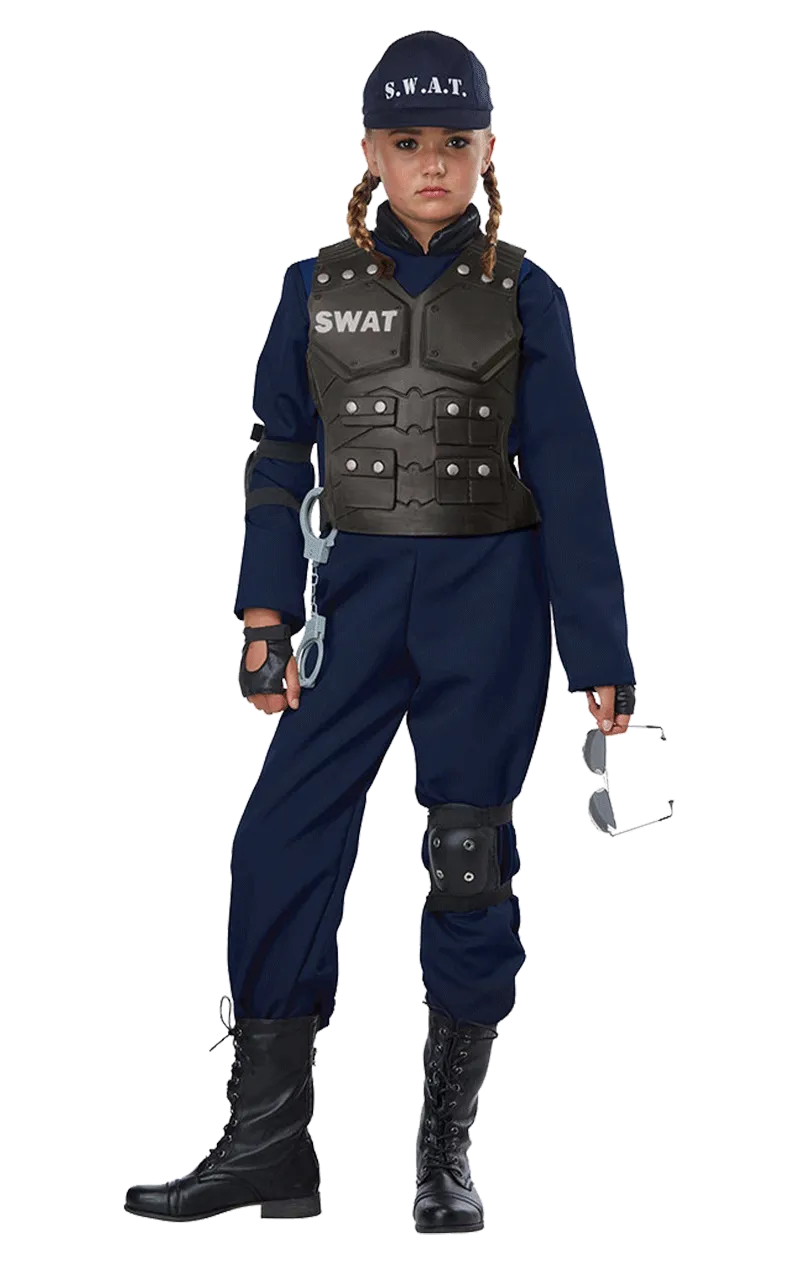 Kids SWAT Police Costume
