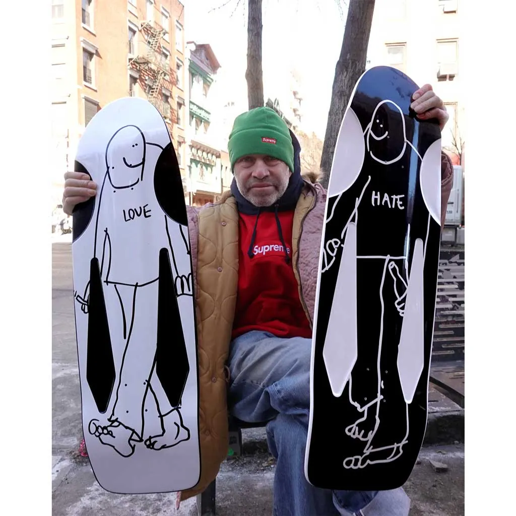 KROOKED SKATE SHOP DAY 2025 BEAMER LOVE (WHITE)