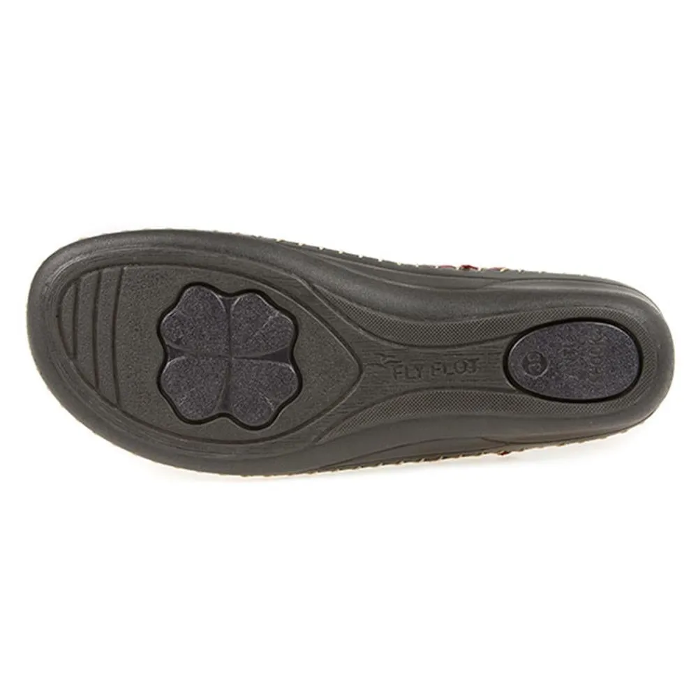 Leather Toe Post with Metal Centre Stud - KFFLY1901 / 146 506