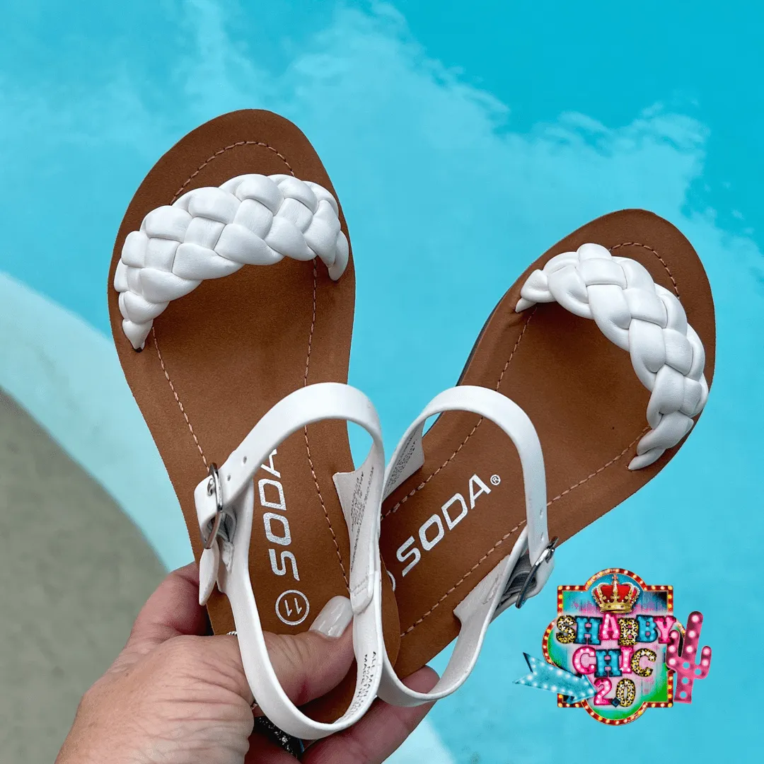 Little Girls Tarina White Sandals