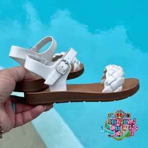 Little Girls Tarina White Sandals
