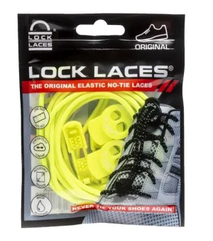 Lock Laces Neon Yellow