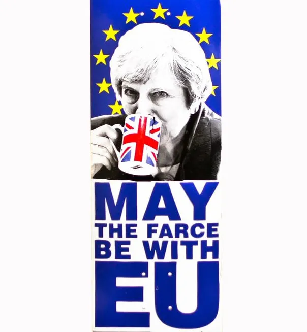 Lovenskate May the Farce be with EU 8.5" Skateboard Deck