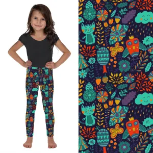 Magical Meadow Deluxe Kids Leggings