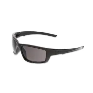 MCR Safety Swagger® SR3 Safety Glasses, Polycarbonate, Durmass Hard Coat, Black, SR322