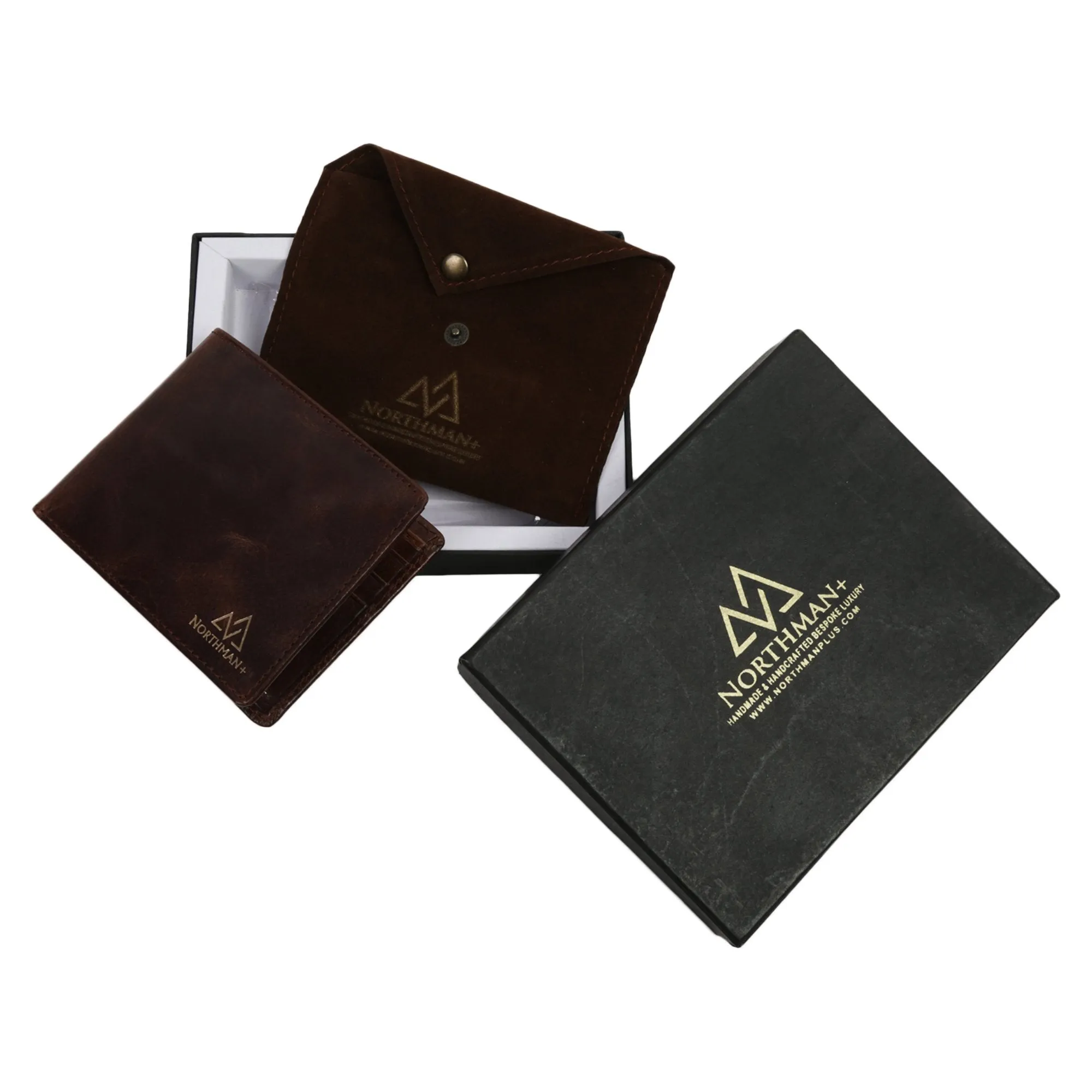 Men's Bifold Classic Slim wallet Brown