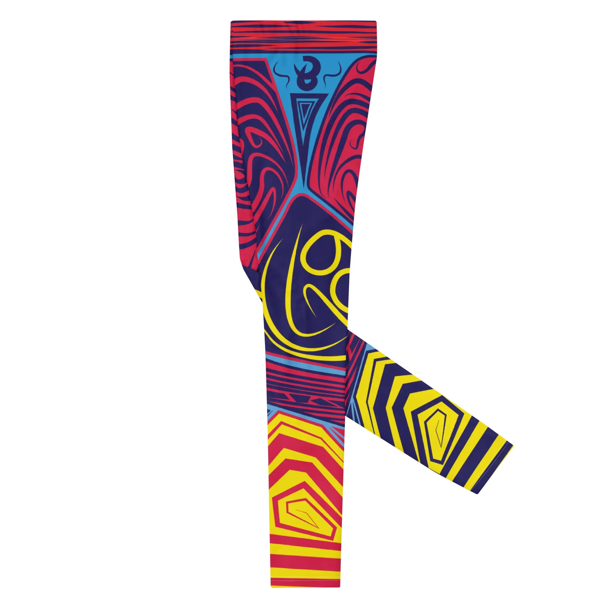 Men's Leggings, Luchador Carnival