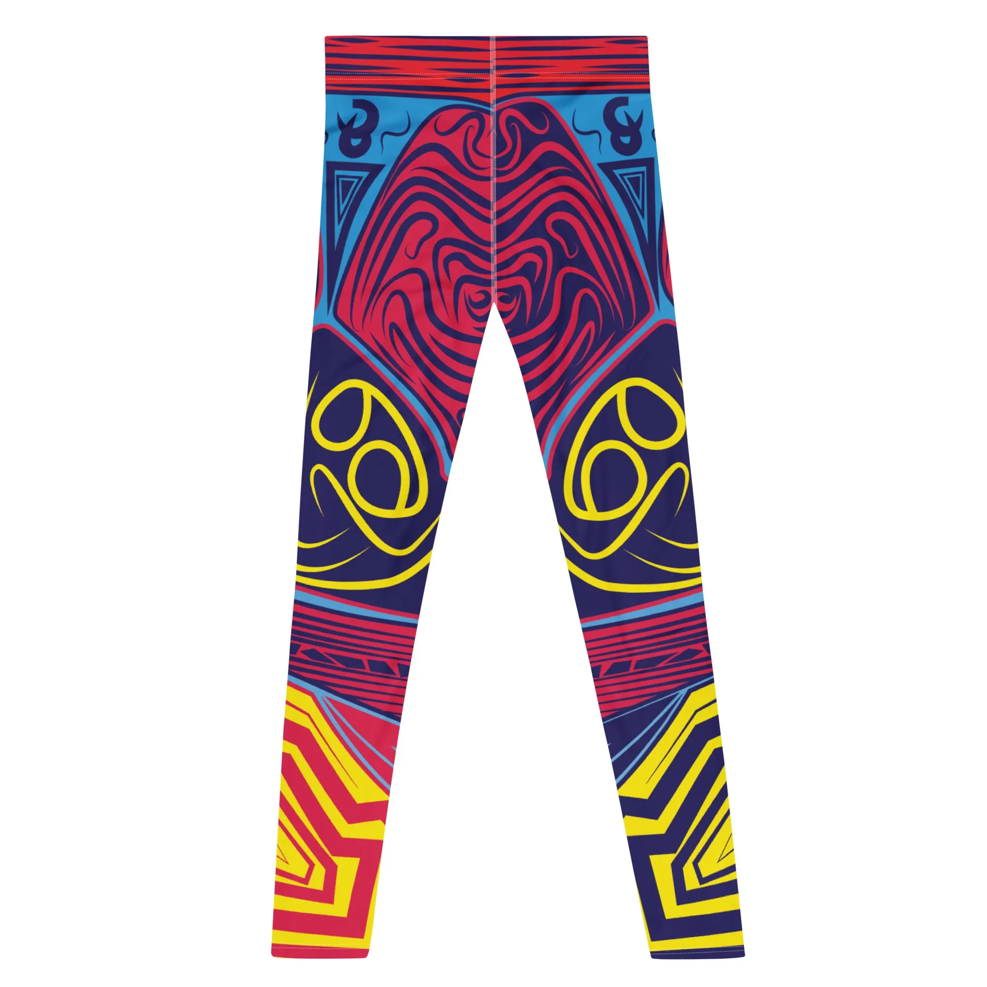Men's Leggings, Luchador Carnival