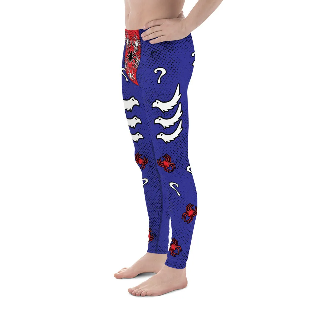 Mens Leggings, Wrestling Superhero