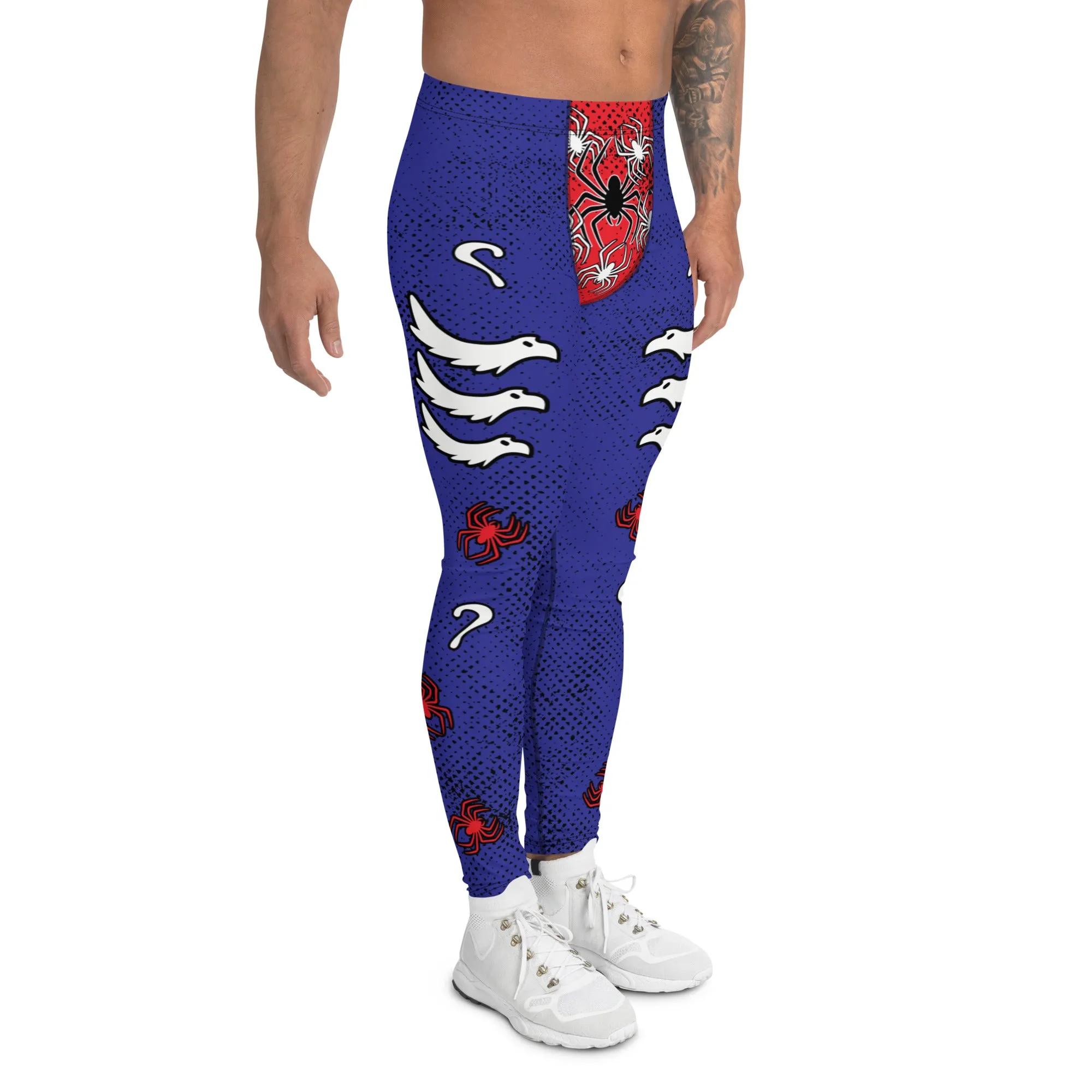 Mens Leggings, Wrestling Superhero