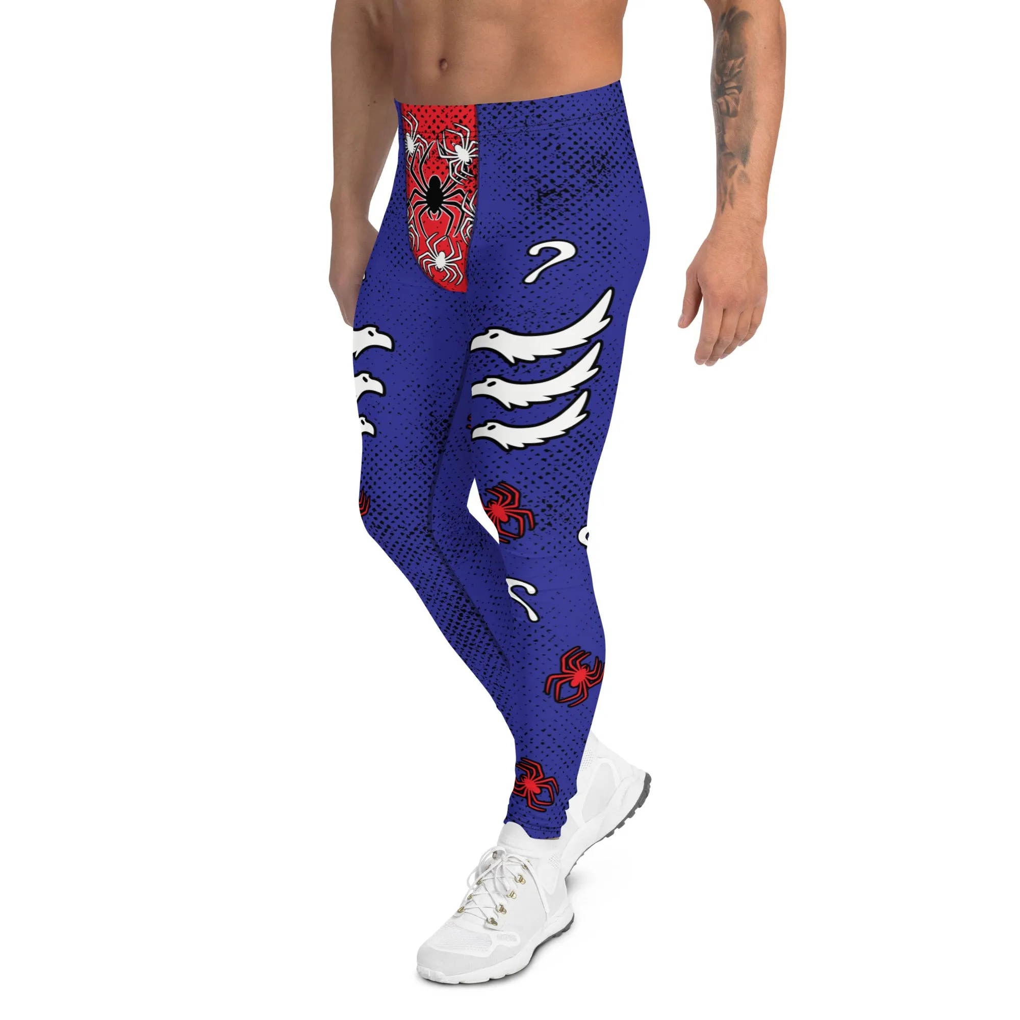 Mens Leggings, Wrestling Superhero