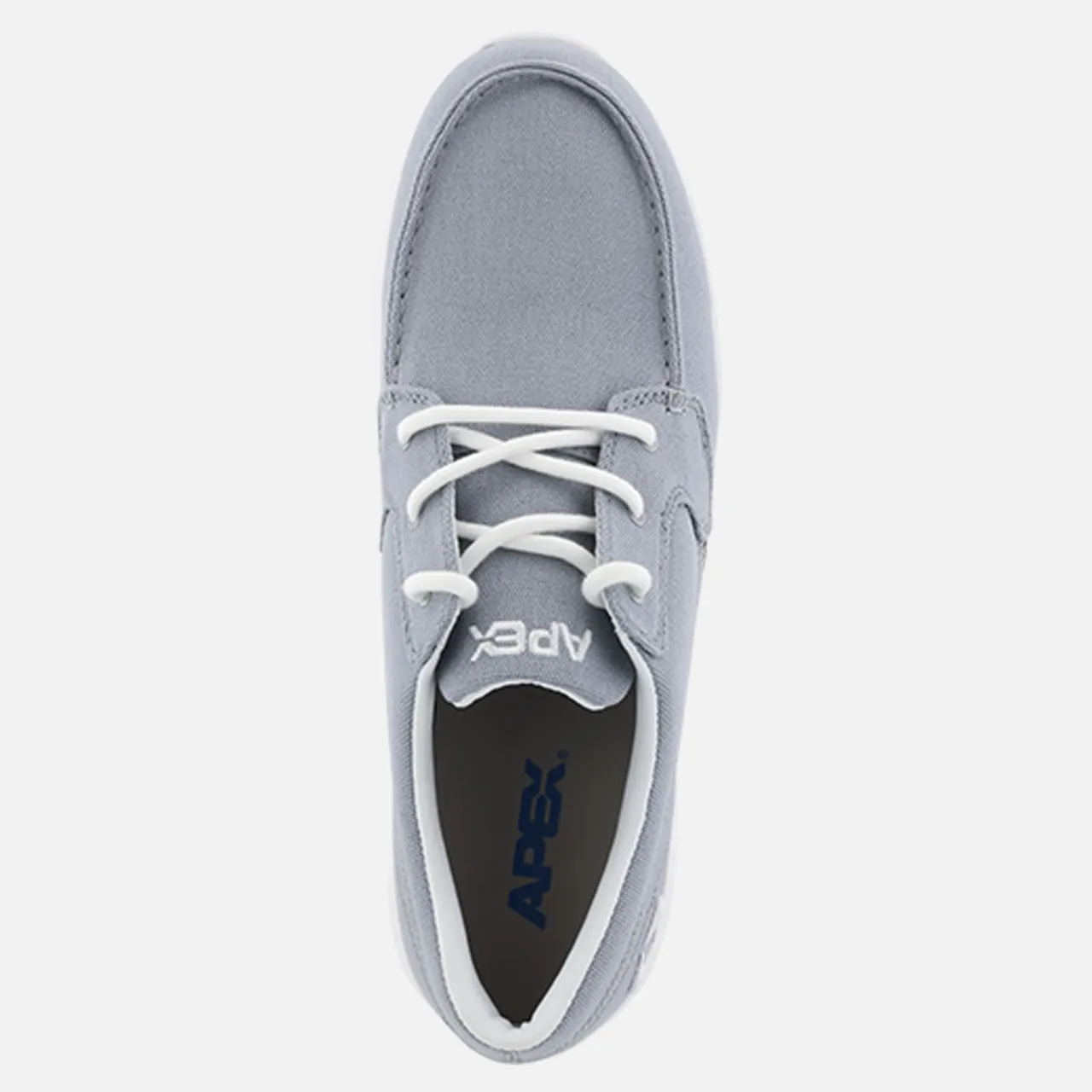 Men's Moc Toe Canvas Loafer - Gray