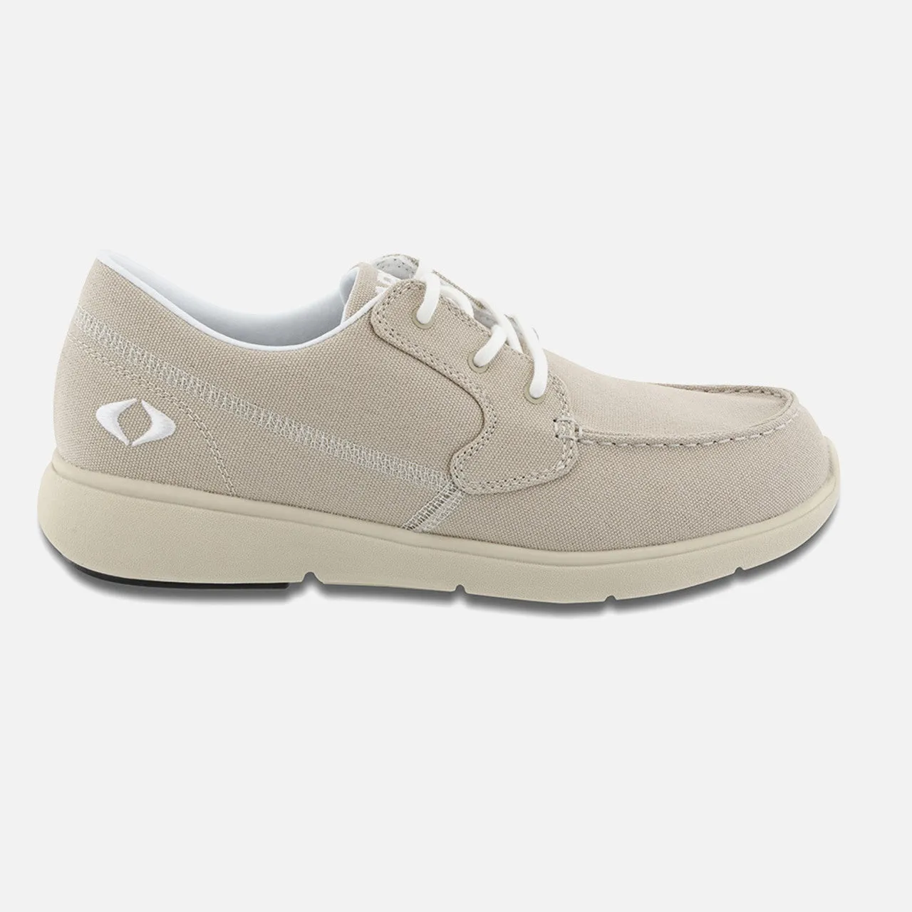 Men's Moc Toe Canvas Loafer - Tan