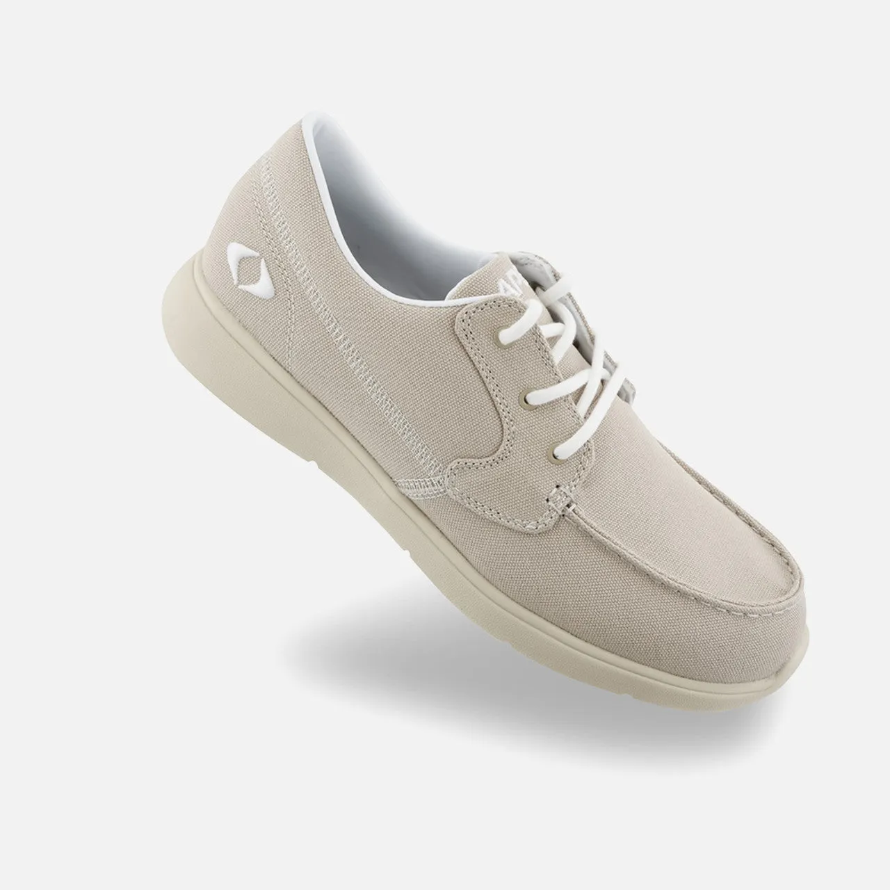 Men's Moc Toe Canvas Loafer - Tan