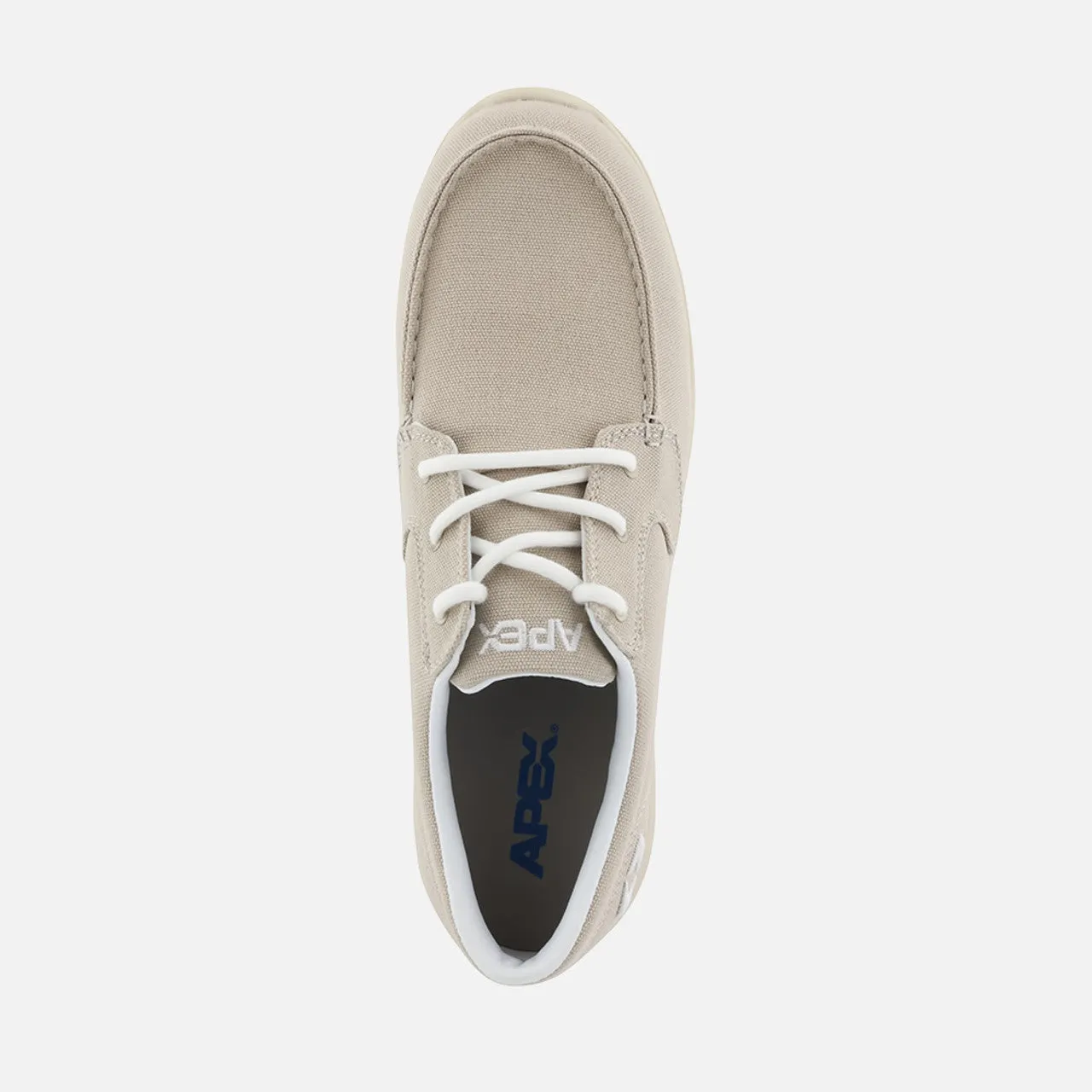 Men's Moc Toe Canvas Loafer - Tan