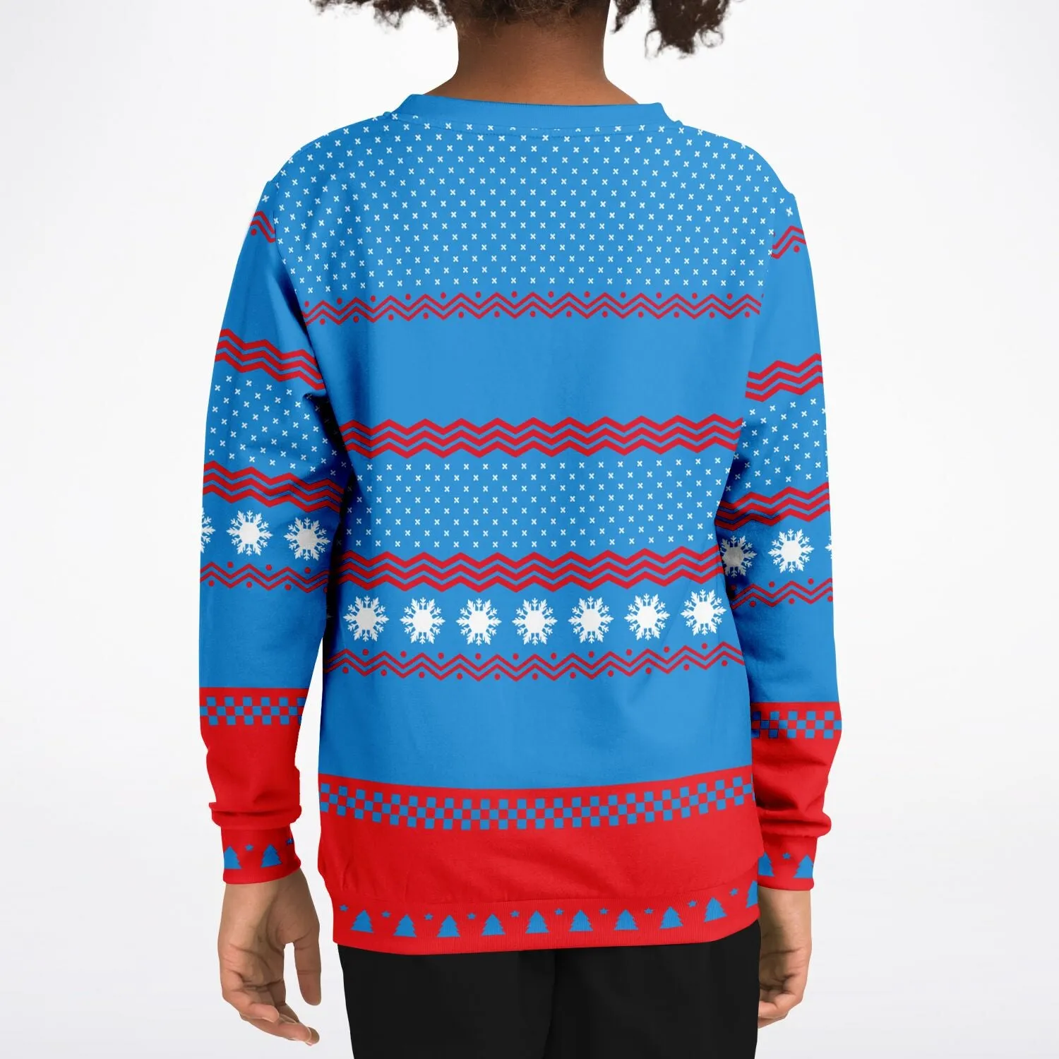 Meowy Christmas - Athletic Kids/Youth Sweatshirt